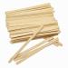 SelfTek 100 Pcs Wooden Wax Applicator Spatulas Sticks for Hair Removal and Smooth Skin, Wax Popsicle Stick Eyebrow Waxing Sticks for Lip, Nose Wax Applicator Sticks