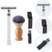 Shop Minkissy Vintage Manual Razor Set | Portable Beard Shaver & Double-Sided Safety Razor for Men - International Shipping Available - Buy Online on GoSupps.com