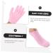 Healeved 4 Pairs Gel Care Kit Dry Skin Foot Socks Moisturizing Gloves and Socks Skin Care Kit Whitening Gel Gloves for Spa Gloves for Men Skin Care Gloves Yarn Pink Man Set Heel - Buy Online on GoSupps.com