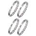 NBZZ Lymphdrainage Magnetic Bracelet Magnetic Field Hand Fashion Exquisite Energy Health Bracelets Magnetic Arthbands for Arthritis Mother's Day Gift A2-4PCs