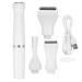 VOCOSTE 1 set electric shaver women 4 in 1 ladies shaver for body hair white