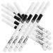 ASAKKURA 30 Pcs Lying Silkworm Eyeliner White Eyeshadow White Eye Liner Pencils White Pencils Gel Wooden Pole
