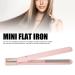 Buy Mini Hair Straightener Even Heating Versatile Styles Compact & Portable Perfect for Women & Men - Pink - Buy Online on GoSupps.com