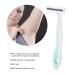 Buy Women's Portable Manual Razors - 4 Pack 3-Layer Stainless Steel Non-Slip Hair Removal for Armpits Legs & Arms - Buy Online on GoSupps.com