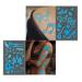 Blue Luminous Neon Tattoo Stickers 12 Sheets - UV Glow Party Temporary Tattoos for Women and Girls - Buy Online on GoSupps.com