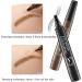 Nexavale Eyebrow 4 Tipped Precise Brow Pen Eyebrow Makeup Long Lasting Waterproof and Smudge-proof Nexavale Magical Precise Waterproof Brow Pen (Black+Light Brown) - Buy Online on GoSupps.com
