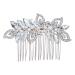 Angoily 1pc Hair Jewels for Women Hair Comb Flower Girl Hair Accessory Bridal Womens Hair Clips Rhinestone Hair Clip Womens Barrettes for Hair Wedding Hair Accessories Bride