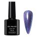 Winter Sparkling Auroras Soak Off Nail Polish Colorful Reflective Glitter Magnetic Gel Holographic Glitter 15ml Rainbow Cat Eye Nail Gel(03) Style03