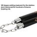 TOPOINT Safe Foam Rubber Training Nunchucks with Steel Chain | Ideal for Kids & Beginners | Black - Buy Online on GoSupps.com