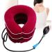 Inflatable Cervical Neck Traction Device for Neck Pain Relief - Rose Red - Buy Online on GoSupps.com