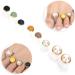 Eddwiin 8pcs Silicone Nail Art Toe Separators - Washable & Reusable Pedicure Tool for Perfectly Spaced Toes - Buy Online on GoSupps.com