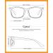 Cyxus Blue Light Blocking Computer Glasses | Square Retro Eyeglasses for Men and Women in Classic Black - Buy Online on GoSupps.com