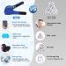 Hilph Face Ice Pack - Adjustable Jaw Ice Pack Wrap for Pain Relief - 4 Gel Cold Packs for Facial & Oral Surgery - TMJ & Mouth Pain Relief - Light Blue - Buy Online on GoSupps.com