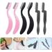 Buy Minkissy 6-Piece Foldable Eyebrow Comb Set | Stainless Steel Eyelash Separators & Mascara Tool - Collapsible & Portable - Buy Online on GoSupps.com
