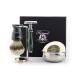 Haryali London Men's Shaving Set with Double Edge Safety Razor Badger Brush Stand Soap and Bowl