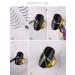 EBANKU 12 Sheets Metallic Nail Stickers - Self-Adhesive 3D Wave Design for DIY Nail Decoration - Buy Online on GoSupps.com