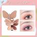 CEFONEY Butterfly Light Shadow Palette - 6-Color Waterproof Eyeshadow Set | Portable Makeup Essentials | Red Rose - Buy Online on GoSupps.com