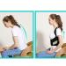 Posture Corrector for Mend Women - Adjustable Full Back Support Brace for Clavicle Support and Providing Pain Relief for Neck Back and Shoulder Elegant Svart Large - Buy Online on GoSupps.com