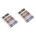 FOMIYES 24 Pcs Pearlescent Eyeshadow Pencil Glitter Eyeshadow Useful Eye Shadow Pen Women Cosmetics Miss Set 1 count (Pack of 1) Assorted Colorx2pcs