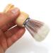Men's Shaving Brush Set - 2 Pack with Wooden Handle & Soft Nylon Hair | Facial Razor & Makeup Brush Tools - Buy Online on GoSupps.com