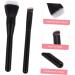 Baluue 2 Pcs Flat Blush Brush Wooden Handle Powder Blush Foundation Makeup Brushes - Buy Online on GoSupps.com
