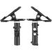 Neewer 2-Pack Heavy Duty Metal Clamp Holder with Cold Shoe Adapter for Studio Photography - Mount Speedlite, Flash, and Umbrella on Light Stand - Buy Online on GoSupps.com