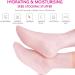 Silicone Moisturizing Gel Heel Socks for Dry Cracked Feet - Anti-Slip Spa Socks for Men and Women - Long Moisturizing Socks with Non-Slip Dots - SEBS Material with Vitamin - Pink (Size L) - 40-44 - Buy Online on GoSupps.com