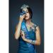 Blue Rhinestone Birthday Crown Tiara and Sash Set for Women and Girls - Crystal Queen Crown Decorations Kit and Hair Accessories for Party - Birthday Gifts - Buy Online on GoSupps.com