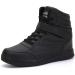 UBFEN Women's Hidden Wedge Fashion Sneakers Ankle Boots - Black - Size 4.5 B - Buy Online on GoSupps.com