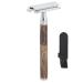 Premium Manual Razor - Wear-Resistant Double Edge Safety Razor with Bamboo Handle | Men's Facial Care for Home & Travel - Buy Online on GoSupps.com