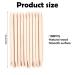 100 Pieces Wood Nail Sticks - 5.9" Orange Cuticle Pushers & Double-Sided Sanding Sticks for Manicure & Pedicure - International Shipping Available - Buy Online on GoSupps.com