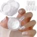 Pearl Glitter Nail Powder White Pearlescent Mermaid Home Chrome Nail Powder for Nails Mica Glitter Pigment Pearl Nail Powder for Gel Polish Nail Art Decoration(2pcs)