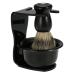 JZK 3 in 1 razor brush kit razor frame base + shaving soap shell + hair rasis brush shaving cleaning tool for the care set for men