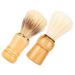 Angoily 2st beard brush gifts for men car hairdresser hair shaving brushes and bowl shaving cream brush men men nylon wool solid wood hairdressing tool man