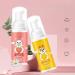 Kids Foam Toothpaste Fluoride Free Natural Formula Suitable for Toddler's Oral Cleaning and Cavity Prevention Strawberry/Orange Flavor (Orange+Strawberry) - Buy Online on GoSupps.com
