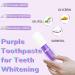 Purple Teeth Whitening Purple Whitening Toothpaste Purple Toothpaste Professional Teeth Whitening Purple Toothpaste Smoker and Sensitive Whitening Toothpaste - Buy Online on GoSupps.com