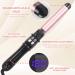 Aibeau 28MM Automatic Rotating Hair Curler with LCD Display - Large Barrel Beach Hair Waver Curling Wand for Waves and Curls - 1H Auto Off - Perfect Gift for Women - Buy Online on GoSupps.com