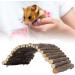 Small Animals Wooden Arch Bridge | Hamster & Guinea Pig Hiding Place | Rodent Conductor Bridge for Ferrets & Chinchillas - Buy Online on GoSupps.com