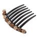 Chic Rhinestone Flower Hair Accessories | Champagne Hair Comb & Clips for Glamorous Styling - Buy Online on GoSupps.com