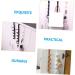 HOOTNEE 3pcs Coat Hangers Towel Rack Hat Hanger Door Hanging Rack Hat Hook Organizer Key Chain Multifunction - Buy Online on GoSupps.com