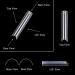 FANTESI 200 Pcs Extra Long Straight Square C Curve Clear Nail Tips for Salons & DIY Nail Art - Buy Online on GoSupps.com