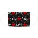 Disposable Face Bandana Valentine's Day Face Bandana Heart Shaped Design 3Ply Breathable Anti-Dust Facial Pro-tection 20PCS 1117-1 - Buy Online on GoSupps.com