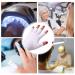 UV Glove Gel Manicures Glove UV Protection Gloves Polish Nail Drye Anti UV Fingerless Gloves 1Pair White - Buy Online on GoSupps.com