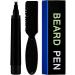 Beard Pen for Men | Beard Pen Kit with Brush Waterproof Sweat Resistant Long Lasting Solution with Beard Pencil for a Full Look Zcsxk - Buy Online on GoSupps.com