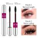 4D Silk Fiber Lash Mascara - 2 in 1 Waterproof Lengthening & Thickening Mascara for Extra Long, Voluminous, and Smudge-Proof Eyelashes - Buy Online on GoSupps.com