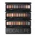 FOCALLURE Nude 10-Shade Eyeshadow Palette - Smooth Mineral Pigment | Long-Lasting Professional Makeup (Color 03) - Buy Online on GoSupps.com