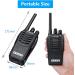 eSynic Professional Rechargeable Walkie Talkies - Long Range 2 Way Radio for Adults | Supports VOX 16 Channel | LED Light | Original Earpieces Included - Buy Online on GoSupps.com
