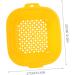ABOOFAN 1 Set Fruit Drain Basket Storage Baskets Kitchen Strainer Bowl Washing Storage Holder Food Basket 32X27CM Orange - Buy Online on GoSupps.com