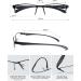 Blue Light Glasses for Men | Semi Rimless Rectangular Gaming Eyeglasses | UV400 Anti-Glare Protection | Comfortable Black Metal Style - Buy Online on GoSupps.com