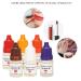 Buy Edible Lipstick Liquid Pigment Set - DIY Fragrant Lip Gloss Makeup Tool | 5ml x 6PCS - Perfect for Lip Balm & Gloss - Buy Online on GoSupps.com